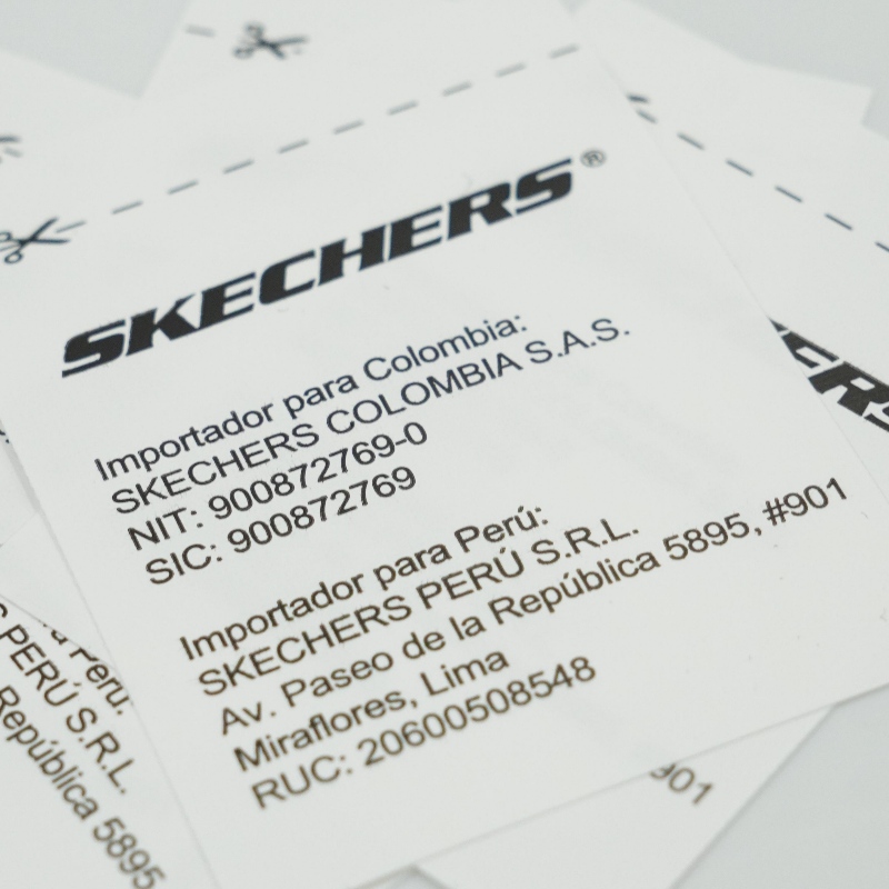 Nhãn WOVEN DANH SÁCH NƯỚC, in màn hình lụa,nhãn dệt