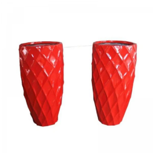 Sợi thủy tinh chậu hoa tùy chỉnh FRP chậu hoa