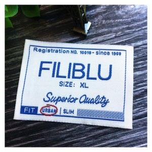 Nhãn quần áo tùy chỉnh, dấu vải thủ công