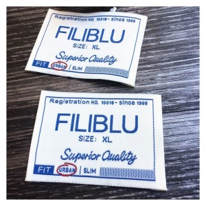 Nhãn quần áo tùy chỉnh, dấu vải thủ công