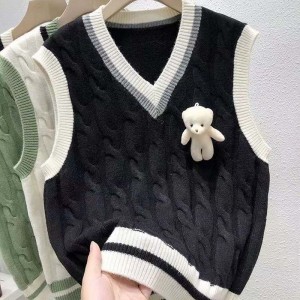 Áo len và áo khoác mùa thu của Vest Vest
