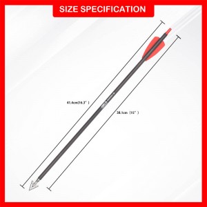 Bu lôngnỏ RX 15 inch với đầu dây rộng bằng thép không gỉ