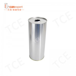 Máy chứa dầu hình trụ kiểu mới phong cách có thể thiếc 0,28 mm lon thiếc kim loại cho dầu động cơ