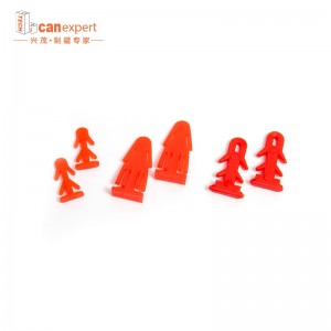 TCE- Nhà máy cung cấp PE PE Bolt PLUG hộp thiếc 0,3mm có thể cắm ống xả