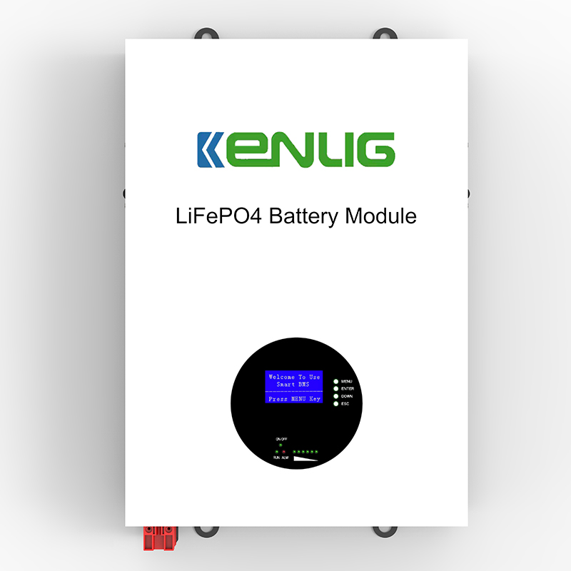 Kenlig LifePO4 Lithium Pin 6000 Chu kỳ BMS Hệ thống Tường gắn trên Tường LCD Hiển thị 48V/51.2V 100Ah 150Ah 200Ah Powerwall