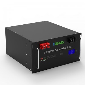 Giá treo 48V 100/150 200Ah LifePO4 Thiết bị gia dụng Stackable RS232/RS485/CAN Truyền thông Sạcnhanh Pin ion với LCD