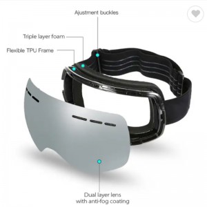 Kính trượt tuyếtnam châm