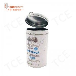 Nhà máy tùy chỉnh Airtight hộp chứa bao bì hình chữnhật hình chữnhật hình chữnhật hình chữnhật bằng kim loại bằng cà phê có thể cho cà phê