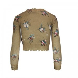 Bán buôn phong cách thời trang thiết kế áo len tay áo dài tay