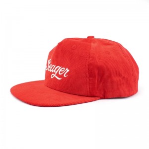 OEM Custom Logo Corduroy Mũ tùy chỉnh Vintage 5 Bảng Snapback không có cấu trúc