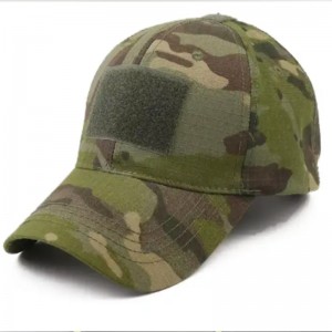 Mũi thiết kế DIY Bán buôn và Loop Patch đượcngụy trang mũ Camo Cap