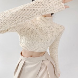 Áo len dệt kim thô