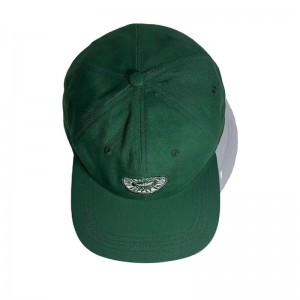 Tùy chỉnh cotton thời trang thêu không cấu trúc 6 bảng điều khiển phẳng mũ snapback mũ lưỡi trai