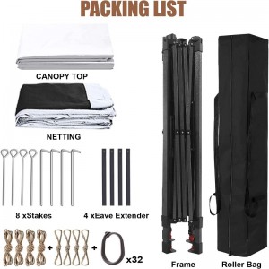 Vườn cung cấp Pergola Aluminumngoài trời Gazebo Hoạt độngngoài trời sử dụng với Muỗi Net, Grey