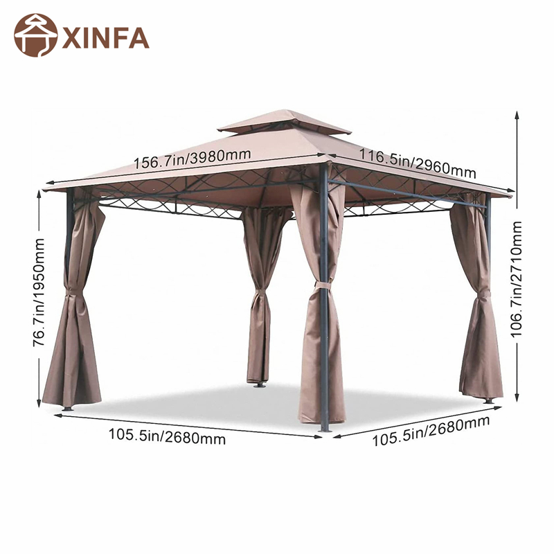 10 \\\\ \'x 13 \\\\\' Gazebo Block Sun Shade