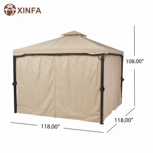 10 \\\\ \'x 10 \\\\\' Gazebo Block Sun Shade