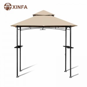 8 \\\\ \'x 5 \\\\\' 2-C-C-Top Top Grill Gazebo Outdoor Barbecue Gazebo Shelter với khung thép chắc chắn