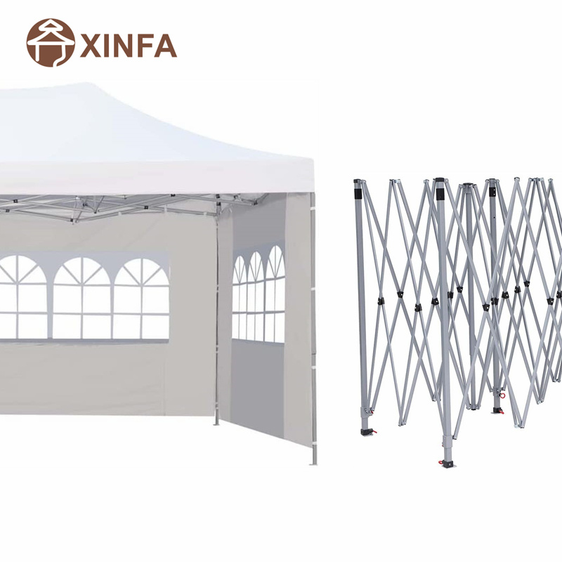 10x 20 ft Pop Up Party Wedding Wedding Gazebo Shelter với 4 bức tường bên có thể tháo rời màu trắng