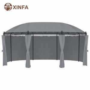 Jardin Arches Gazebo Aluminum Pergola Gazebo Outdoor Aluminum Lềungoài trời sang trọng cho bữa tiệc