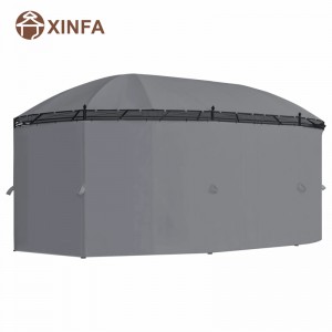 Jardin Arches Gazebo Aluminum Pergola Gazebo Outdoor Aluminum Lềungoài trời sang trọng cho bữa tiệc