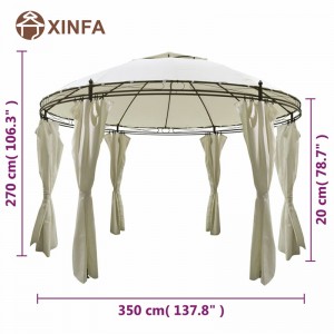 Wedding Marquee Arch Top Jardin Pergolas Gazebo Gazebo Outdoor Aluminum GaZebo Show Show Lều