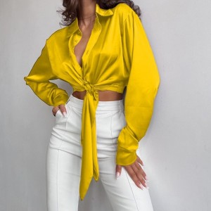 Ve áo ve áo sơ kết satin lụa thông thường