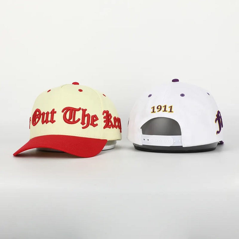 Tùy chỉnh Chất lượng cao 5 Bảng bóng chày Cotton Cotton cong, Thân tay 3D LOGO có cấu trúc Hat