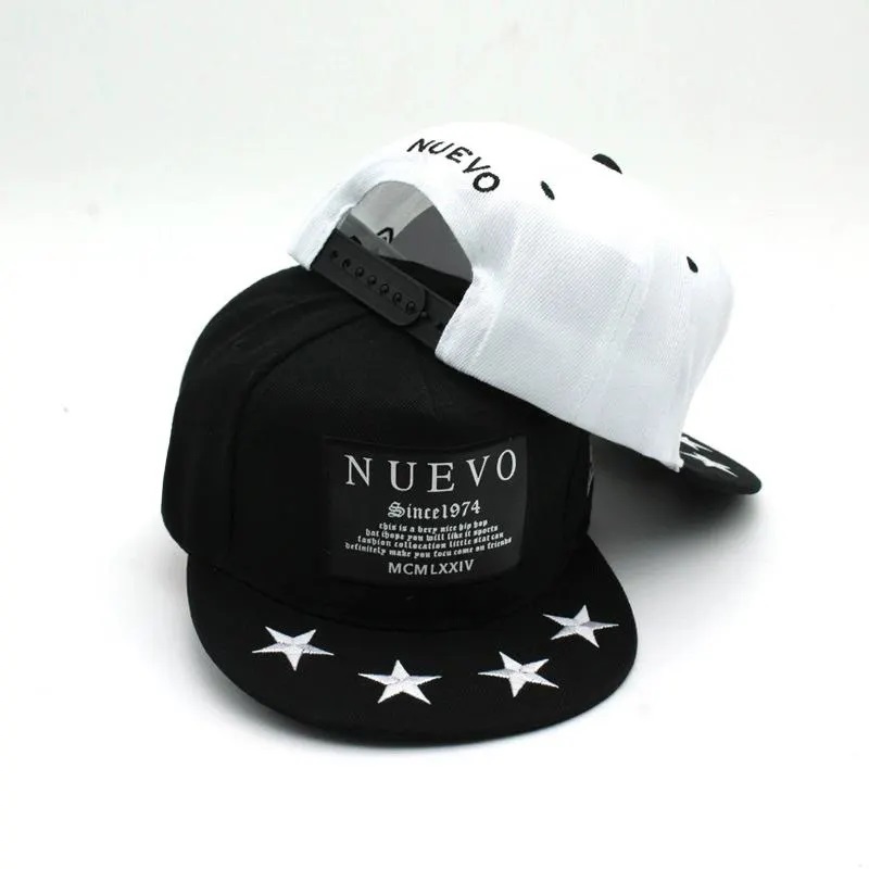 Nhãn da bán buôn thêu và in thiết kế mớinhất Hip Hop Sport Cap Hat