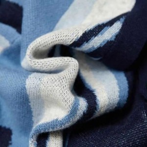 Tùy chỉnh túi polo áo dệt kim bằng đá cẩm thạch jacquarard dệt kim đànnam