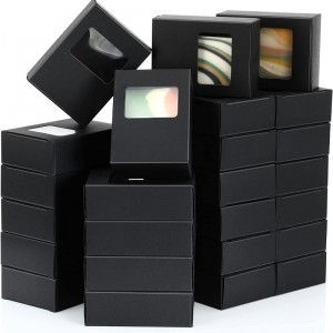 Hộp giấy cửa sổ tùy chỉnh với vật liệu PVC