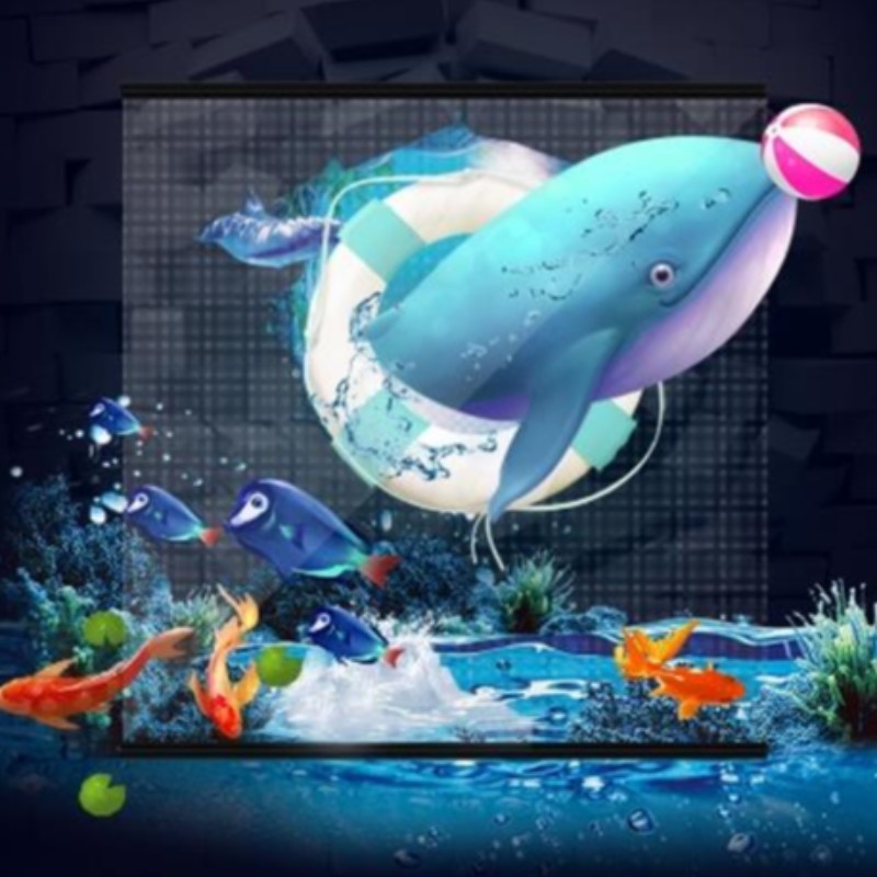 Giới thiệungắn gọn về màn hình LED ba chiều trong suốt