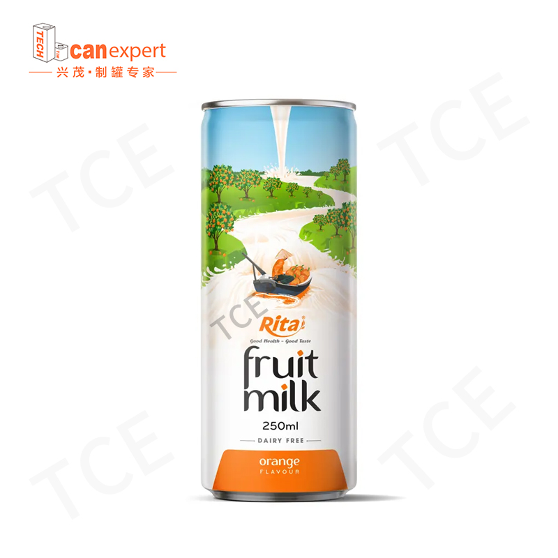TCE-New Design Sữa Đồ uống thiếc có thể có lon kim loại Niêm phong 0,25 mm