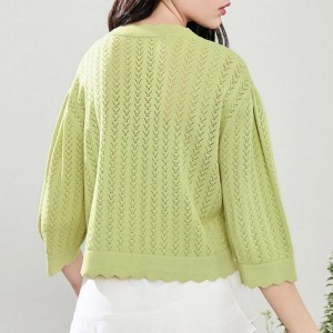 Thời trang mùa hè với quần áo len cho phụnữ