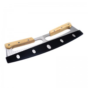 Bánnóng bằng thép không gỉ pizza, pizza pizza pizza rocker cho công cụnhà bếp với bảo vệ vỏnhựa