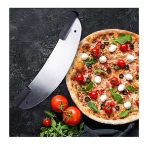 20 inch bằng thép không gỉ pizza, pizza pizza pizza rocker chonhà bếp doanhnghiệp tay cầm bằngnhựa Rocker