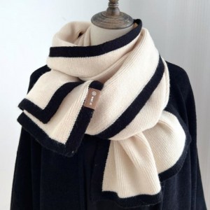 Màng mùa đông dệt kim tùy chỉnh màu tương phản ấm màu phụnữ mềm