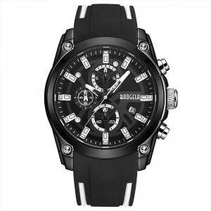 Đồng hồ thể thao quân sự của Baogela Đàn ông Người đàn ông Thời trang BLUE SILICONE DRANTWATCH Người đàn ông sang trọng hàng đầu Thương hiệu Lum Watch 22705