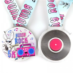 Huy chương cuộc đua tùy chỉnh chạy huy chương 10k Thử thách thể thao Huy chương Marathon Huy chương Marathon