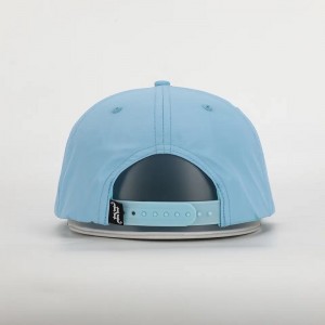 OEM tùy chỉnh chất lượng cao 5 Bảng điều khiển phẳng hóa đơn phẳngnhanh chóng logo snapback logo, mũ dâynylon cổ điển không cấu trúc
