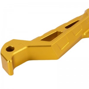 CNC sửa đổi bộ phận xe máy phía sau chân sau xoay bàn đạp lớn Phụ kiện xe máy Xử lý tùy chỉnh