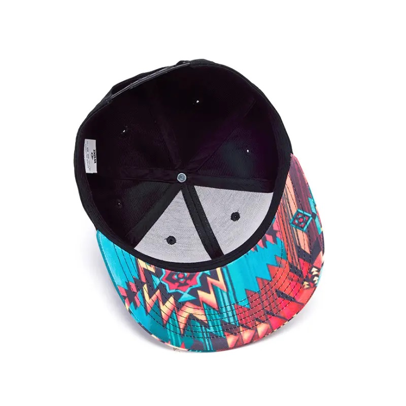 In 3D Snap Back Back Bram Hat Street In hông Flat Bill Hawaiian Mũ thiết kế Capback Cap của riêng bạn