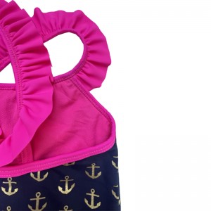 In flounce hai mảnh trẻ em đồ bơi