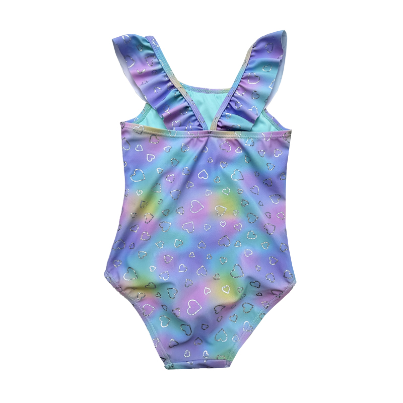 Gradient tình yêu in một mảnh trẻ em đồ bơi