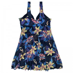 V cổ hoa cộng với kích thước đồ bơi