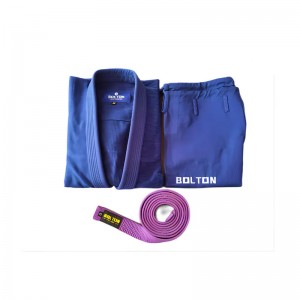 Bán buôn BJJ GIS Belt tùy chỉnh 100% võ thuật cotton màu xám BJJ Belt