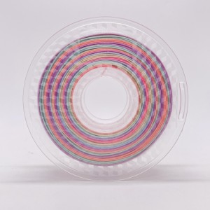 Silk Rainbow Multicolour PLArment Pastel Color1,75mm Máy in 3D PLA