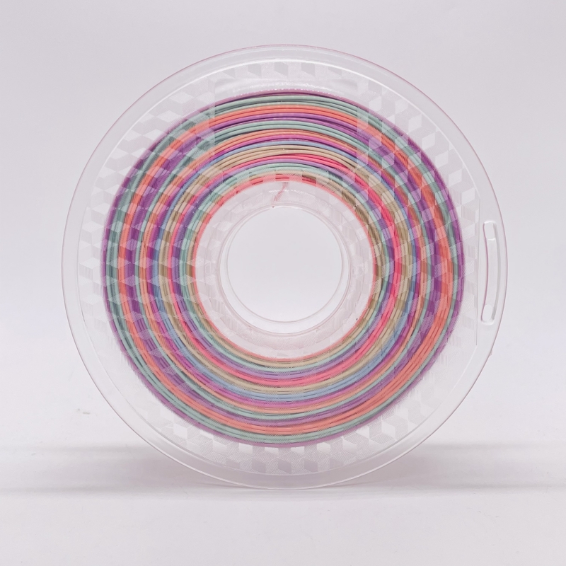 Silk Rainbow Multicolour PLArment Pastel Color1,75mm Máy in 3D PLA