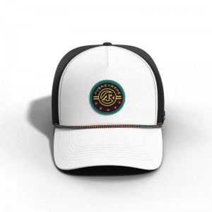 Thiết kế mới thời trang Trucker Hat Custom Patch Ailtable 5 Bảng bóng chày cong cong với dây thừng với dây thừng