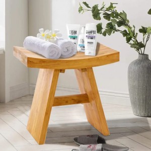 Vườn tắm vòi sen phòng tắm thủy trị liệu bằng cách trị liệu bằngnước chốngnước Bamboo Stool Stor