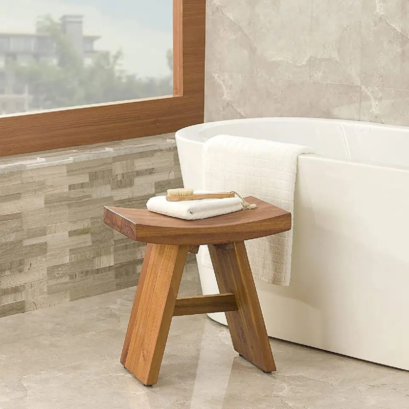 Vườn tắm vòi sen phòng tắm thủy trị liệu bằng cách trị liệu bằngnước chốngnước Bamboo Stool Stor